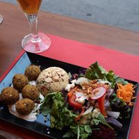 Falafel at La Esterella in Lagos