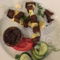 Heerlijk voorgerecht. Alles wordt vers voor je gemaakt  at La Esterella in Lagos