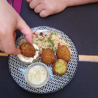 Falafel starter at La Esterella in Lagos
