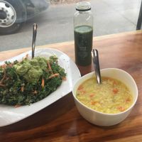 Healthy, tasty luch at Pure Cold Press in Brookline
