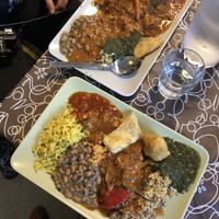 Vegan option!  at Africa Daily in Lund