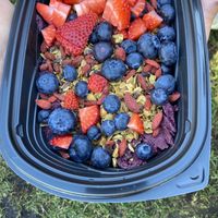 açaí bowl  at MidMod Cafe in Palm Springs