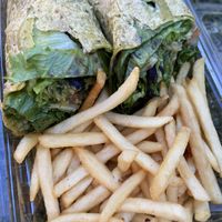 santa fe wrap w/o cheese  at MidMod Cafe in Palm Springs