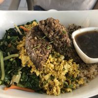 Loco Moco at MidMod Cafe in Palm Springs