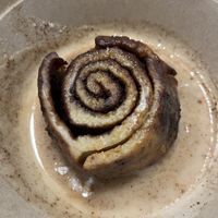 Vegan cinnamon roll 😋   at Healthy Habit  in Hilton Head Island