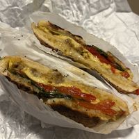 Vegan breakfast bagel 😋   at Healthy Habit  in Hilton Head Island