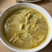 Curry soup  at Happy Veggie in Redondo Beach