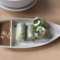 Spring rolls  at Happy Veggie in Redondo Beach
