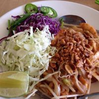 pad Thai, oh my at Happy Veggie in Redondo Beach