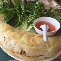 bánh xèo (happy veggie wrap) at Happy Veggie in Redondo Beach