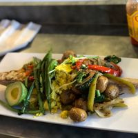 Wild skillet with tofu scramble at Wild Root Cafe in Boise