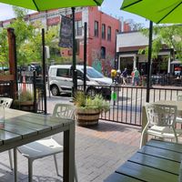 Hip 8th Street location, great people-watching. at Wild Root Cafe in Boise
