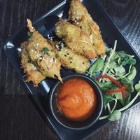 Fireballs - Jackfruit Pakoras at Dejavu in Northbridge