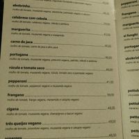 vegan options at Galpao da Pizza in Sao Paulo