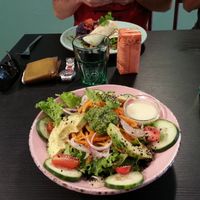 Avocado salad :p delicious and very well presented at Aloha Cafe in Lisbon