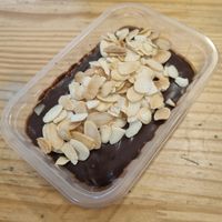 Chocolate cake at Vegano SP in Sao Paulo