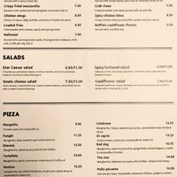 Menu as of January 2026: Despite no longer mentioning it, vegan cheese was still an option for pizzas at £2.50 extra at The Star Inn in South East London