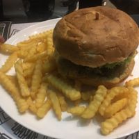 burger combo at Black Burger in Belo Horizonte
