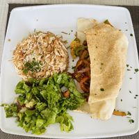 Shawarma vegetal at Ilili in Tenerife
