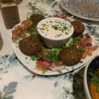 Falafels with vegan dip at Ilili in Tenerife