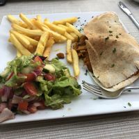 Shawarma with mock meat  at Ilili in Tenerife