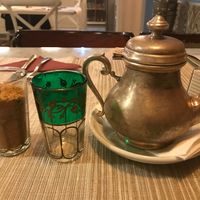 The ‘perfect ‘ green tea with the ‘healthy coconut blossom sugar ! at Ilili in Tenerife
