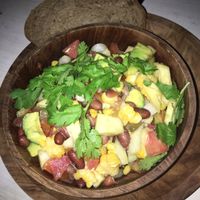 appetiser salsa with pesto bread at Nook in Kerobokan Kelod