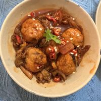 Mushroom Xiu Mai  at Veggie Saigon - Vietnam & Thai Vegan Restaurant in Ho Chi Minh City