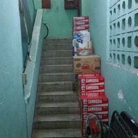 Through the garage and up the stairs... at Veggie Saigon - Vietnam & Thai Vegan Restaurant in Ho Chi Minh City