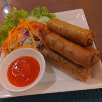 Spring rolls at Veggie Saigon - Vietnam & Thai Vegan Restaurant in Ho Chi Minh City
