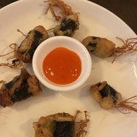 Nori wrap rice cake mushrooms   at Veggie Saigon - Vietnam & Thai Vegan Restaurant in Ho Chi Minh City