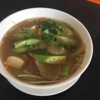 Wasn't  a fan of the sour tofu soup. It was very sweet. at Veggie Saigon - Vietnam & Thai Vegan Restaurant in Ho Chi Minh City