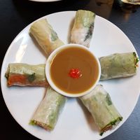 Fresh veggies roll. The sauce and texture are amazing  at Veggie Saigon - Vietnam & Thai Vegan Restaurant in Ho Chi Minh City