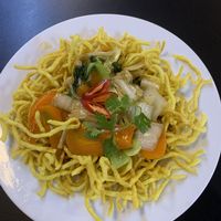 Fried noodle dosh at Veggie Saigon - Vietnam & Thai Vegan Restaurant in Ho Chi Minh City