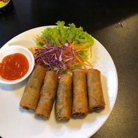 spring rolls! at Veggie Saigon - Vietnam & Thai Vegan Restaurant in Ho Chi Minh City