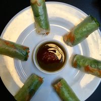 spring rolls at Veggie Saigon - Vietnam & Thai Vegan Restaurant in Ho Chi Minh City