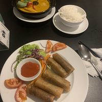 Spring rolls at Veggie Saigon - Vietnam & Thai Vegan Restaurant in Ho Chi Minh City