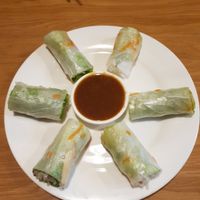 Goi Cuo , Fresh Spring Rolls at Veggie Saigon - Vietnam & Thai Vegan Restaurant in Ho Chi Minh City
