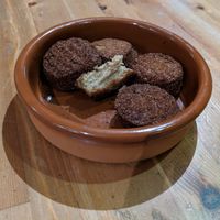 vegan nuggets at Casal La Barrina in Barcelona