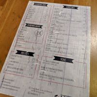 menu at Casal La Barrina in Barcelona