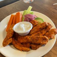 Vegan hot wings  at Benson Brewery in Omaha