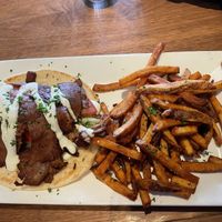 Vegan gyro  at Benson Brewery in Omaha