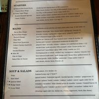 Menu at Benson Brewery in Omaha