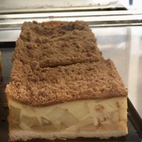 Apple cake/Szarlotka at Lokal Dela Krem in Warsaw