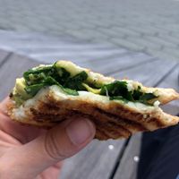 Green goddess panini  at Nectar in Green Bay