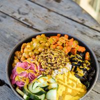 Harvest Bowl at Greens Please Wellness Kitchen in Poway