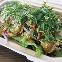 Baja bowl! Bowls served from 10:30-2:30 hopefully they extend hot food hours soon at Greens Please Wellness Kitchen in Poway