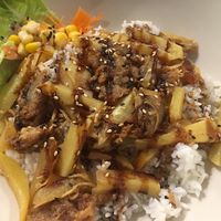 Ginger rice  at Harmony Hut International Food in Northeast Singapore