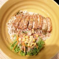 Cutlet noodles at Harmony Hut International Food in Northeast Singapore