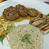 Shroom  Bittergourd at Harmony Hut International Food in Northeast Singapore